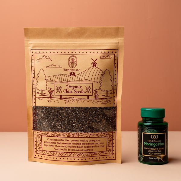 Super food deal (Moringa capsules & Chia Seeds) image 0