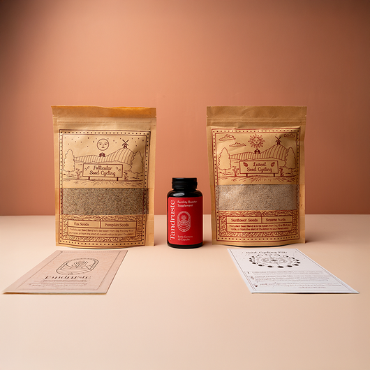 Organic Hormonal Harmony Bundle ( 1 fertlity booster + 1 seedcycling kit) image 0